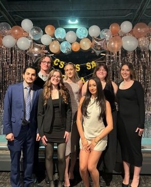 Group photo of the CSAHS-SA Executive Team at their end of the year gala