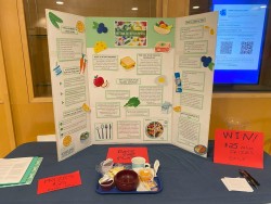Aliza Hunt's Nutrition Month Display at Guelph General Hospital.