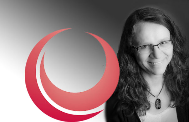 Deborah Stienstra and centre of families, work and wellbeing logo