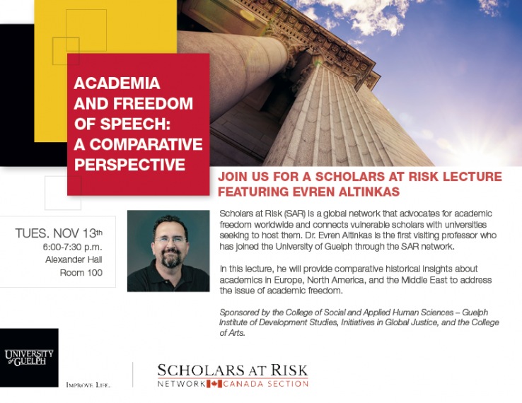 presented by the university of guelph and scholars at risk network canada section